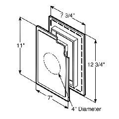 Variform By PlyGem Large J-Block&reg; Square Mounting Block