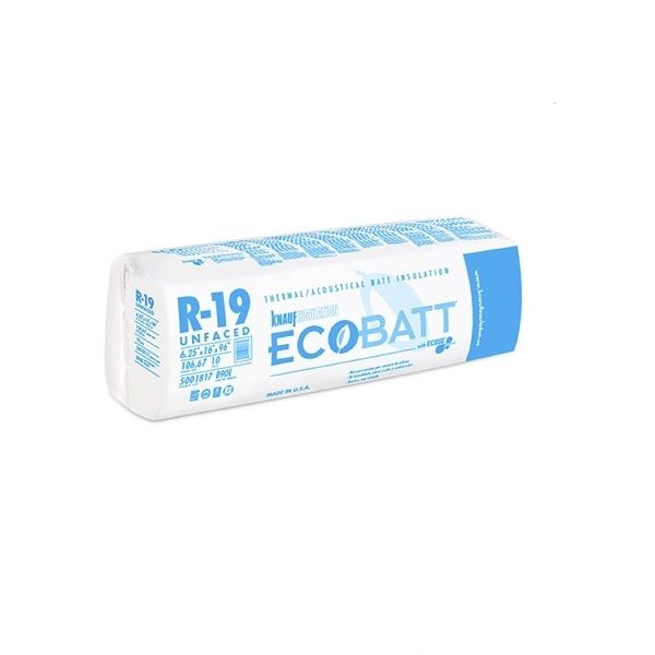 Knauf Insulation (B90E) 6-1/4" x 16" x 96" R-19 EcoBatt Unfaced Batt Insulation