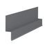 Quality Edge .019" x 3-1/2" x 4" x 10' Aluminum Roof-To-Wall Flashing