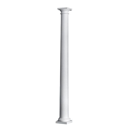 HB&G Building Products 8" x 8' Plain Round PermaCast&reg; Column