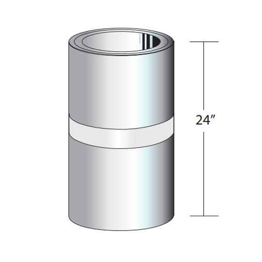 Quality Aluminum Products .019 x 24" x 50' Aluminum Trim Coil Hickory