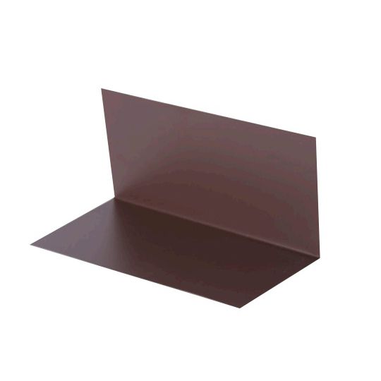 Flamco 5" x 5" x 7" Aluminum Step Flashing - Box of 100 Weathered Grey