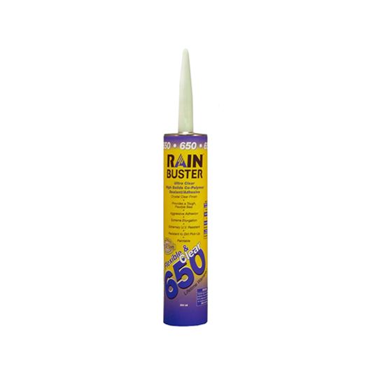 Top Industrial RainBuster&reg; 650 Ultra-Clear High Solids Co-Polymer Sealant/Adhesive - 10 Oz. Tube