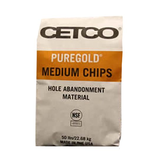 Cetco 1/4" - 3/8" Hole Abandonment Medium Chip - 50 Lb. Bag