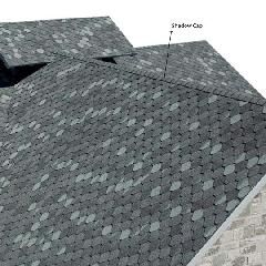 PABCO Roofing Products Shadow Cap Hip & Ridge Shingles with Algae...