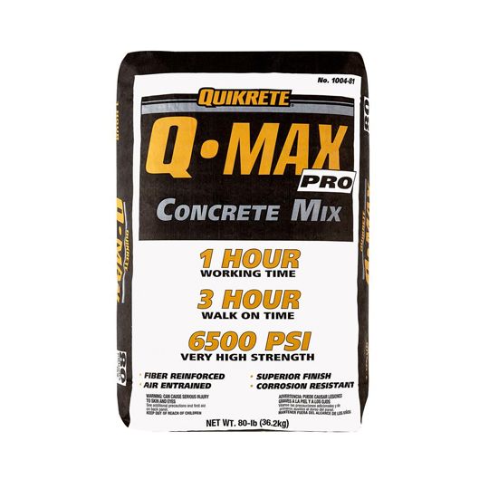 QUIKRETE Q-Max Pro Concrete Mix - 80 Lb. Bag