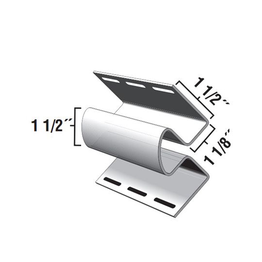 Variform By PlyGem ClimaForce&trade; 12' Inside Corner Post Stone Mountain Clay