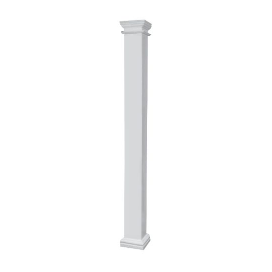 HB&G Building Products (46032) 10" x 10" x 10' Plain Square PermaCast&reg; Column