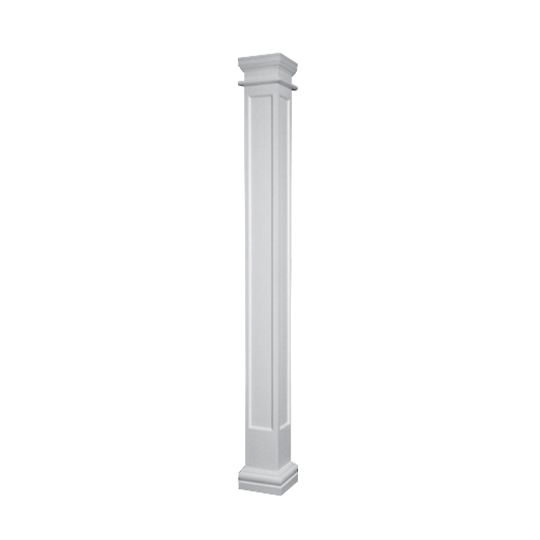 HB&G Building Products 8" x 8' Square Recessed Panel PermaCast&reg; Column