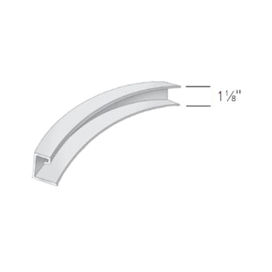 Exterior Portfolio 1-1/8" Flexible J-Channel Aspen White