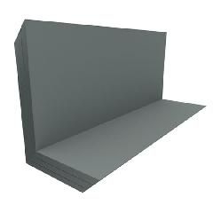 Able Sheet Metal 28 Gauge x 4" x 6" x 14" Step Flashing - Sold Individually