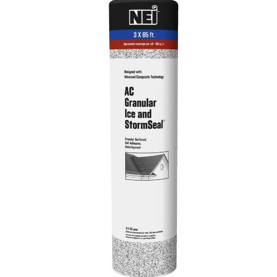 NEI AC Granular Ice & StormSeal&reg; Granular Surfaced Self Adhesive Roofing Underlayment - 195 SQ. Ft. Roll