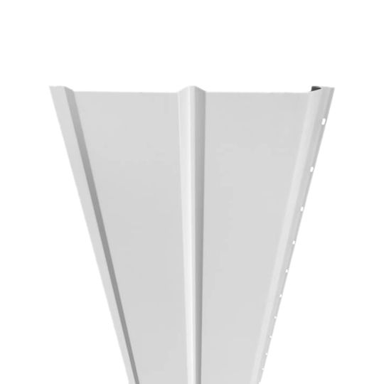 Variform By PlyGem Durabuilt Double 6" Solid Aluminum Soffit Dover White