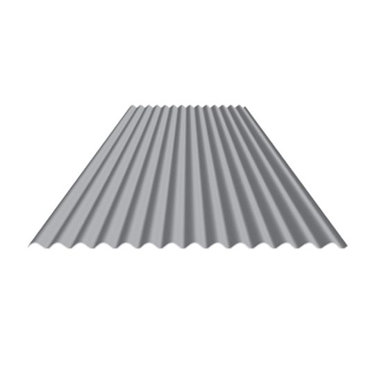 Metal Sales 26 Gauge x 7/8" Corrugated Metal Panel - 32" Coverage - Sold per Lin. Ft. Galvanized