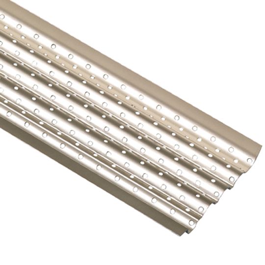 Mastic 5" x 8' Leaf Logic&trade; Rippled Plate White