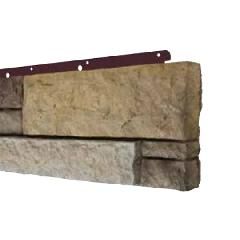 Versetta Stone 8" x 36" Tight-Cut Ledgestone U Corner - Carton of 2