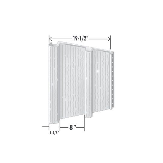 Exterior Portfolio 10' CraneBoard&reg; Board & Batten Saddle