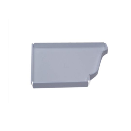 Englert 6" Aluminum End Cap - Left Grey