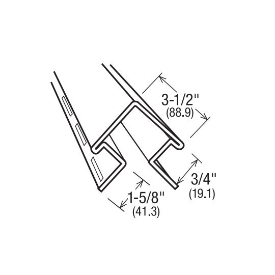 Revere by Gentek 3-1/2" Outside Corner Post Pebble