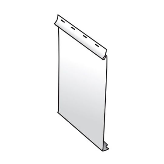 Variform By PlyGem Single 8" Smooth Tuff-Built Aluminum Siding Dover White