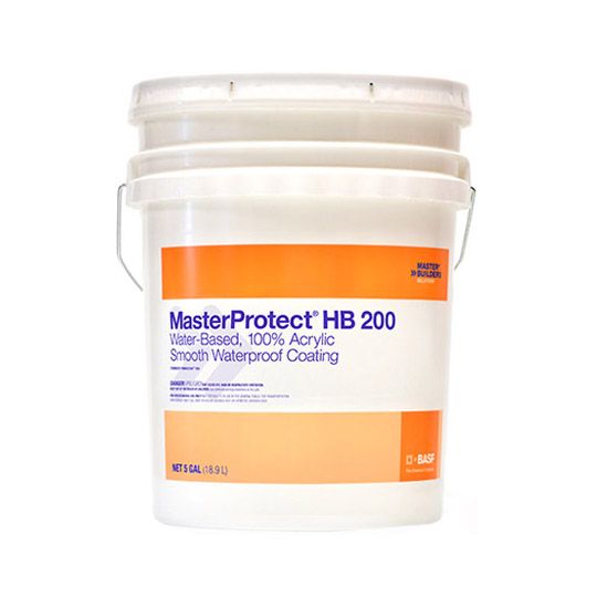 BASF MasterProtect&reg; HB 200 Waterproof Coating Pas Tb - 5 Gallon Pail