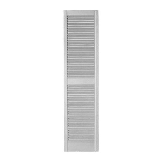 Variform By PlyGem 12" x 63" Standard Open Louvered Shutter Black