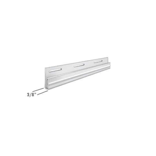 Exterior Portfolio 3/8" J-Channel for 6" Beaded Soffit Aspen White