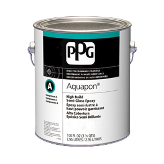 PPG Industries (97-131) AQUAPON&reg; High Build Semi-Gloss Polyamide-Epoxy Coating with Light Grey Base - 1 Gallon Can