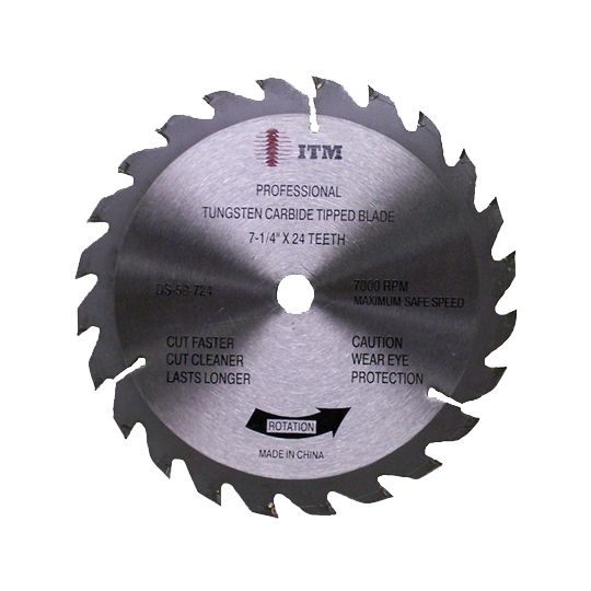 Craftsmen 7-1/4" 24 Tooth Carbide Saw Blade