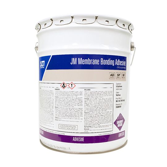 Johns Manville TPO & EPDM Membrane Bonding Adhesive 5 Gallon Pail Yellow