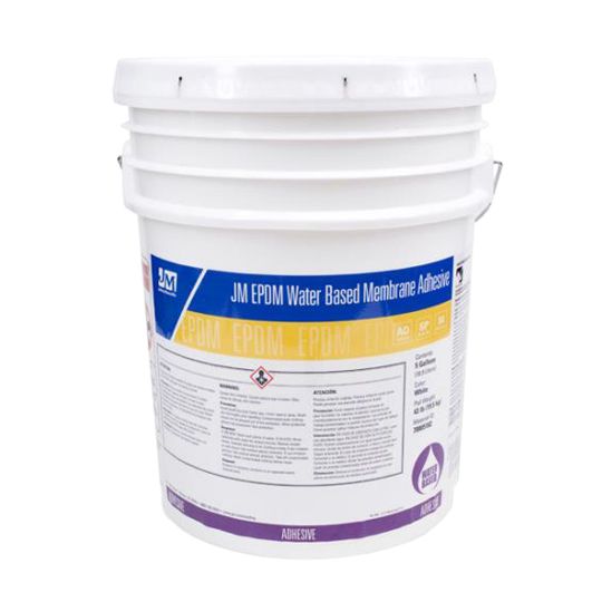 Johns Manville EPDM Water Based Membrane Adhesive 5 Gallon Pail White