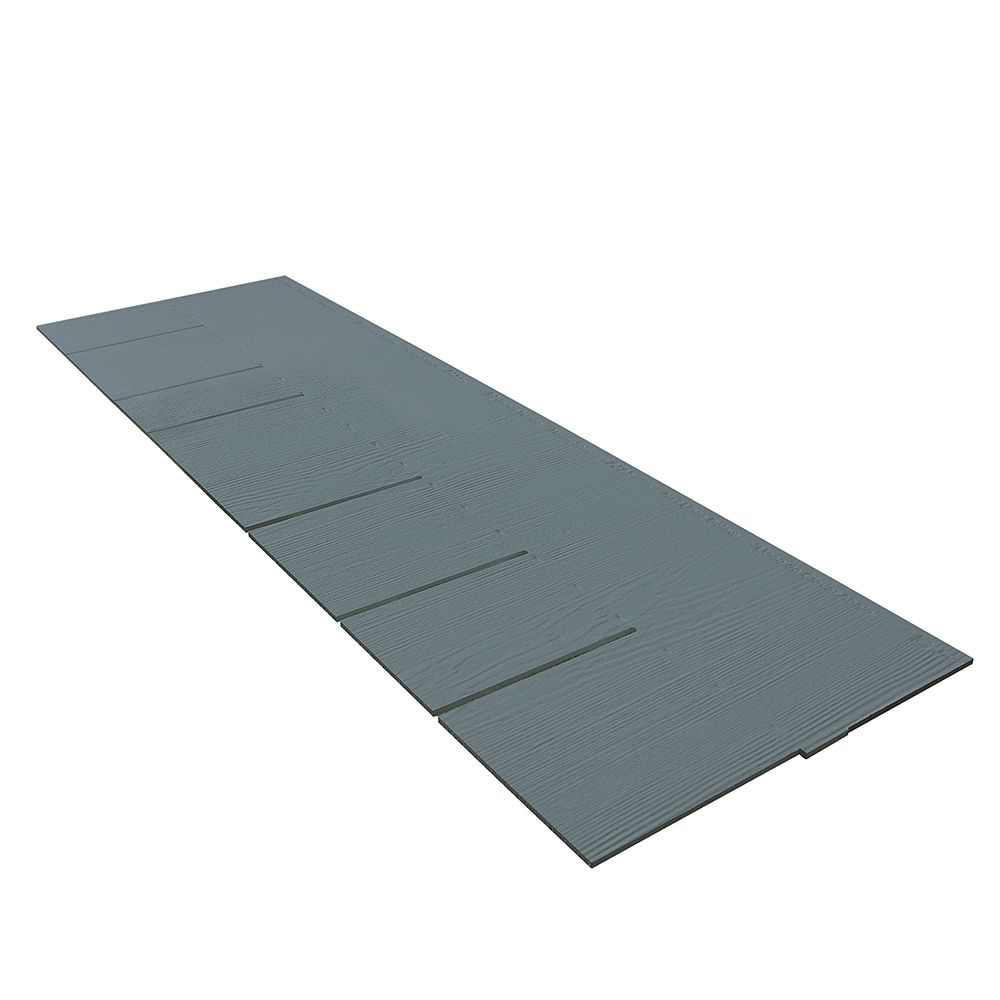 James Hardie 1/4" 15-1/4" x 4' Hardie Shingle Straight Edge Panel for HardieZone 10 Mountain Sage