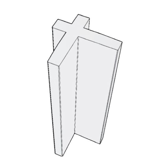 Royal Building Products Celect&reg; Inside Corner Post Frost