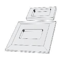 Royal Building Products 8-1/4" x 7-3/4" Celect&reg; Electrical Mount