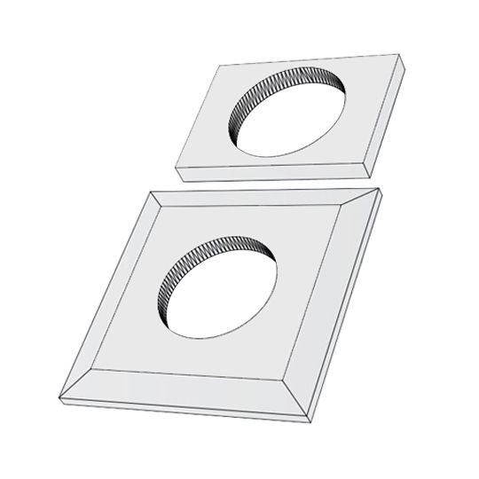 Royal Building Products 9" x 9" Celect&reg; Vent/Light Mount Latte