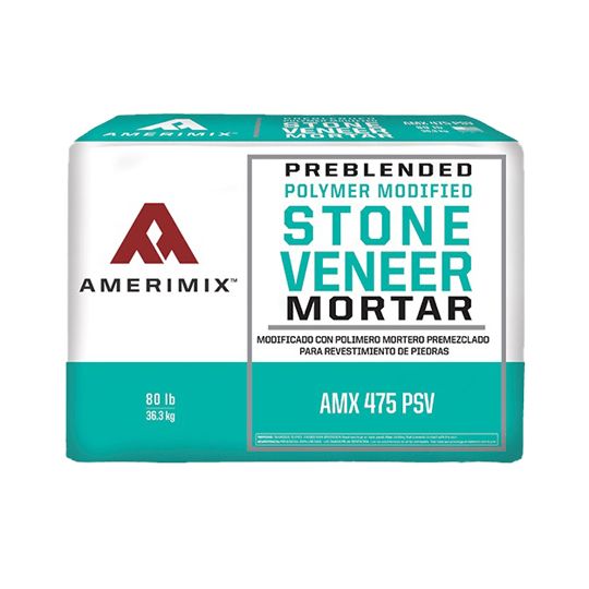 Amerimix Polymer Modified Stone Veneer Mortar - 80 Lb. Bag Bone