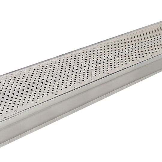 Berger Building Products 5" x 10' K-Style TitanGuard&trade; Aluminum Step-Up Gutter Guard White