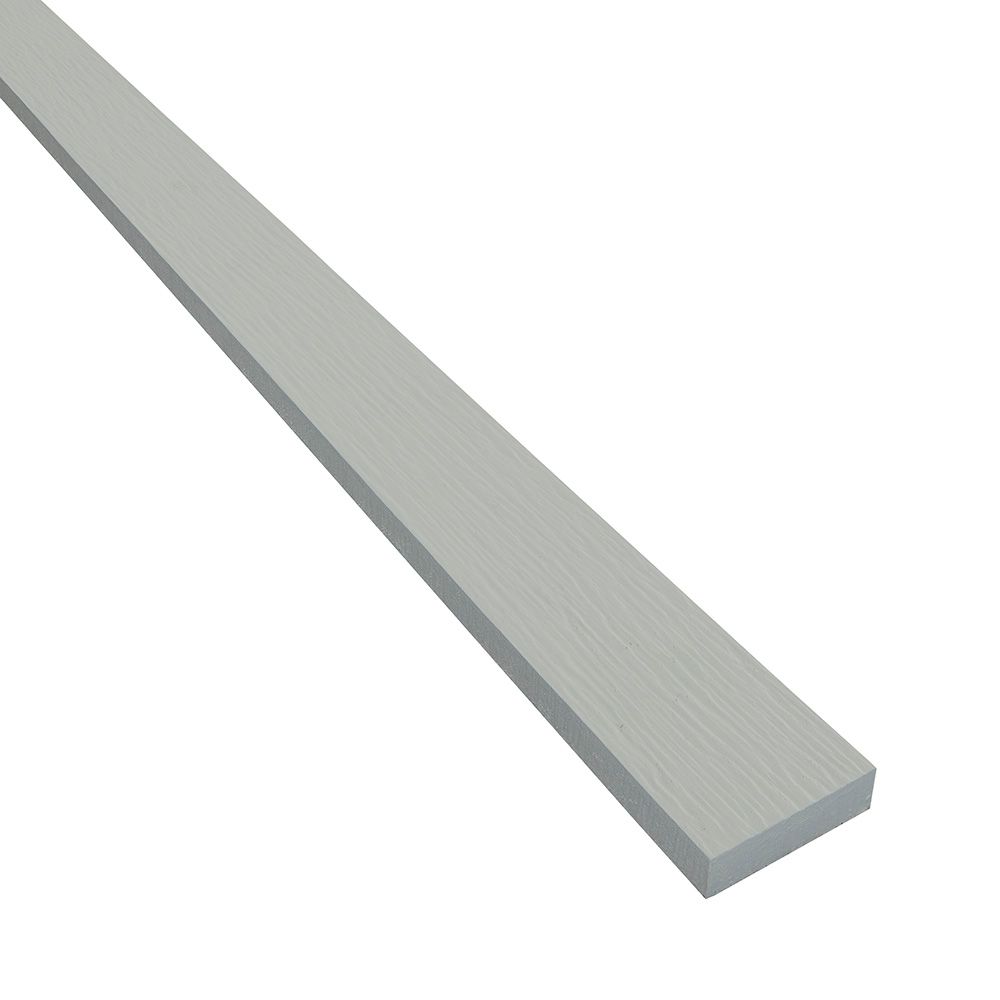 James Hardie 3/4" 2-1/2" x 12' Hardie Trim Rustic Grain Batten Board for HardieZone 10 Light Mist