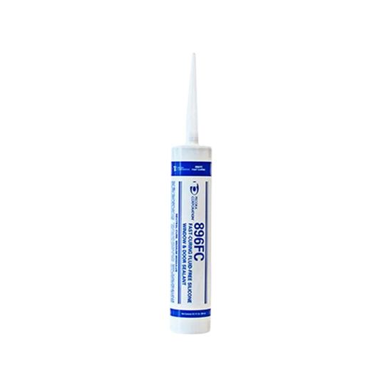 Pecora 896FC High Performance Silicone Window & Door Sealant - 10.1 Oz. Cartridge Translucent