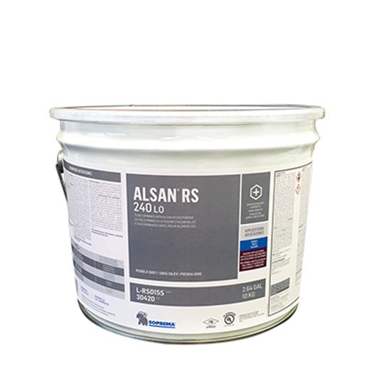 Soprema ALSAN&reg; RS 240 LO 10 kg Pail Pebble Grey