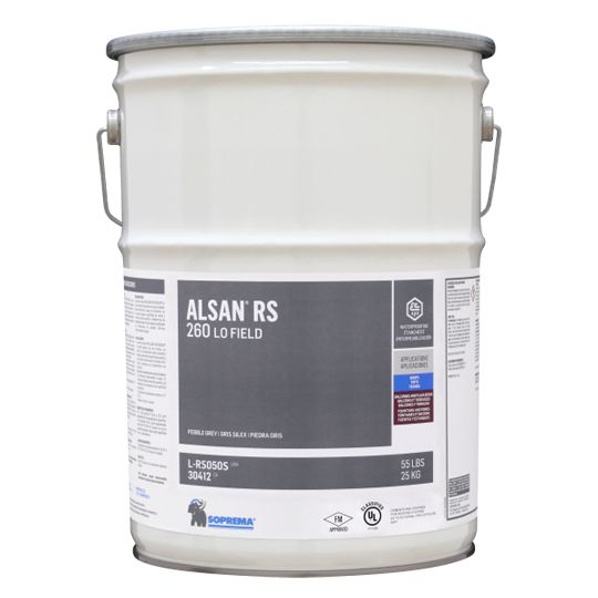 Soprema ALSAN&reg; RS 260 LO Field - Summer Grade 25 kg Pail Pebble Grey