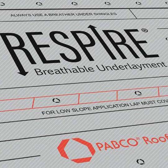 PABCO Roofing Products Respire&reg; Breathable Underlayment - 10 SQ. Roll