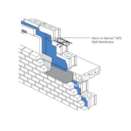 GCP Applied Technologies 12" x 109' Perm-A-Barrier&reg; NPS Detail Membrane