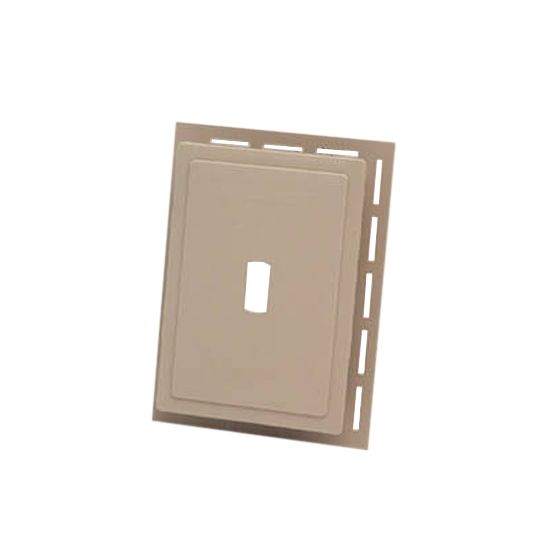 Variform By PlyGem Mini J-Block&reg; Mounting Block Dover White