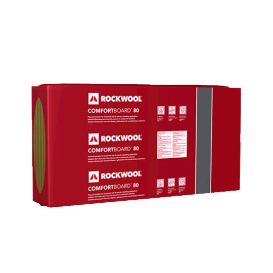 Rockwool 1-1/2" x 2' x 4' COMFORTBOARD&trade; 80 - Bundle of 6