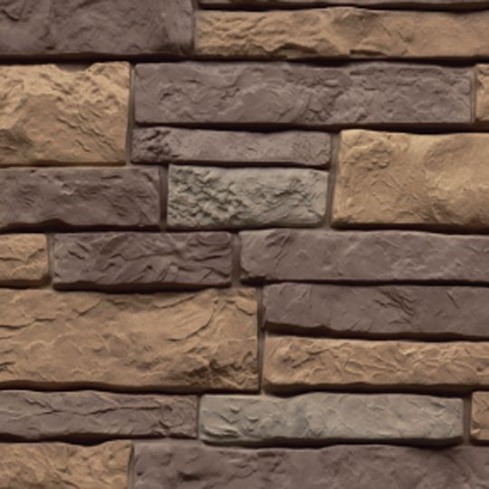 Tando Building Products TandoStone&trade; Stacked Stone Panel Glacier Bay