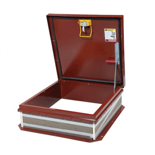 TRI-BUILT 36" x 36" Galvanized Roof Hatch Red