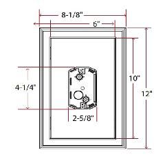 TRI-BUILT Centered Jumbo Electrical Mounting Block