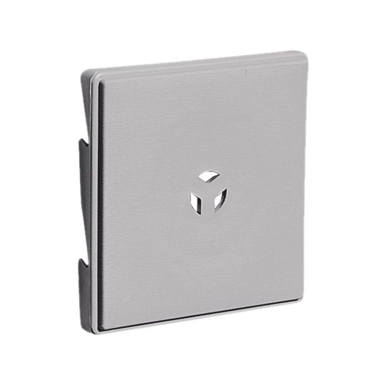 TRI-BUILT Surface Mounting Block for Triple 3" Siding White (001)