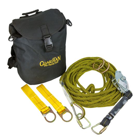 Guardian Fall Protection 60' Kernmantle Horizontal Lifeline